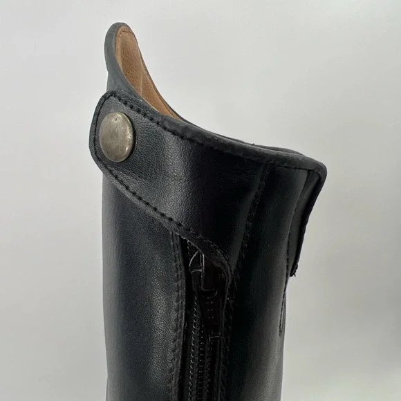 Equistar Riding Boots Womens Black Size 10 Back Zip Knee High Equestrian - Picture 9 of 13